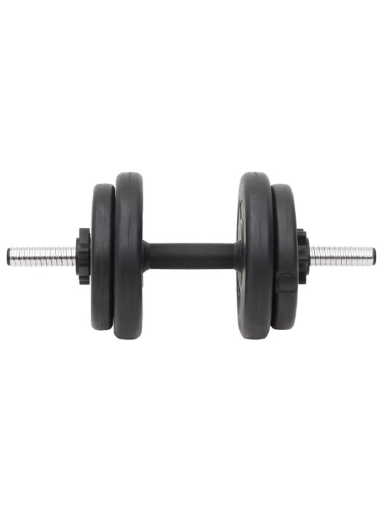 Sada lomené obouruční a jednoručních činek se závažím 60 kg