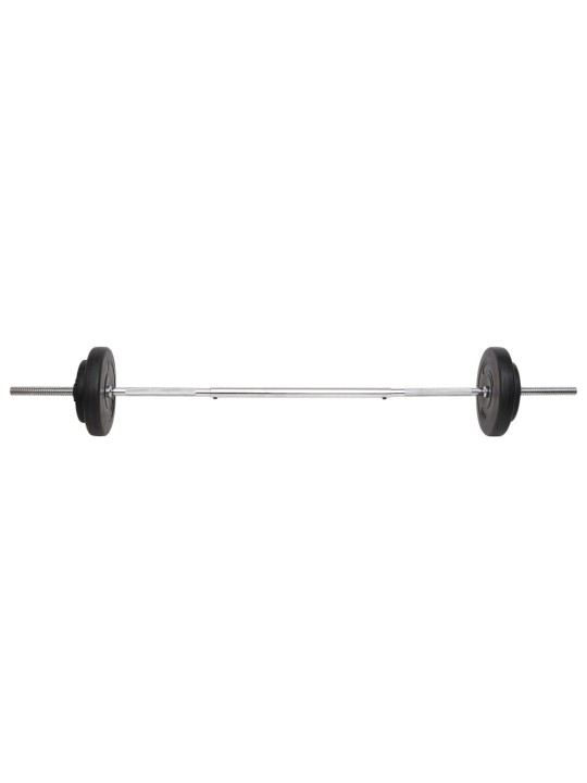 Sada obouruční a jednoručních činek se závažím 60 kg