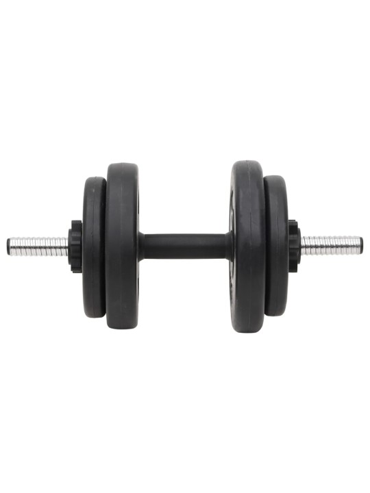 Sada obouruční a jednoručních činek se závažím 60 kg