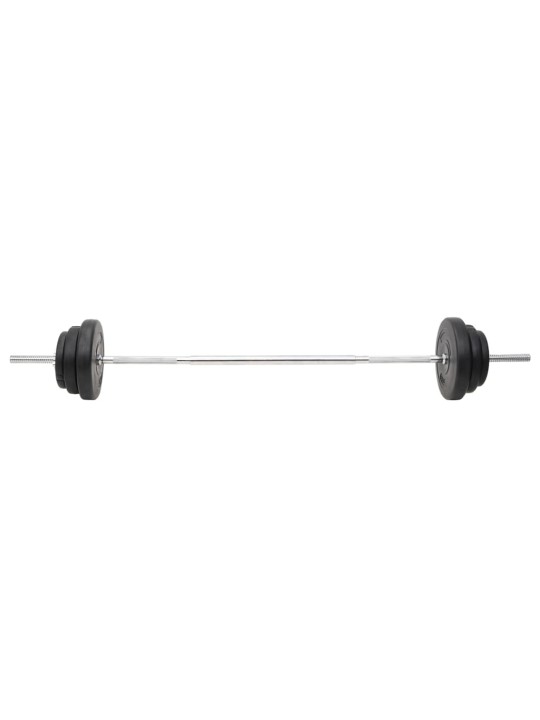 Sada obouruční a jednoručních činek se závažím 90 kg