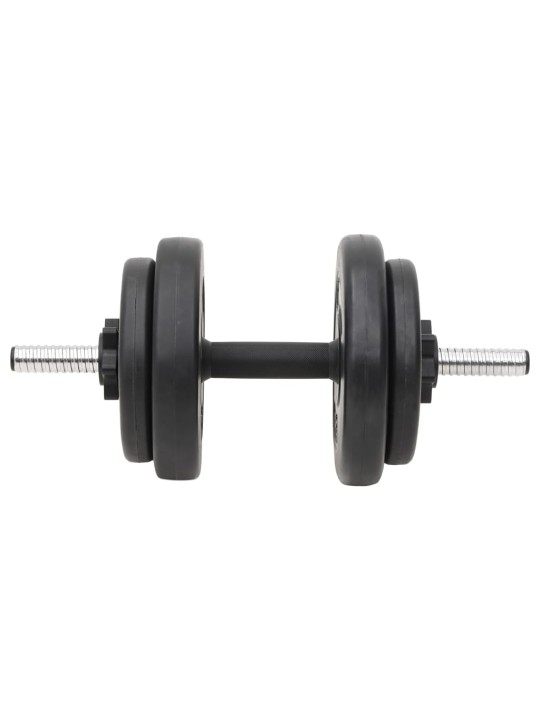 Sada obouruční a jednoručních činek se závažím 120 kg