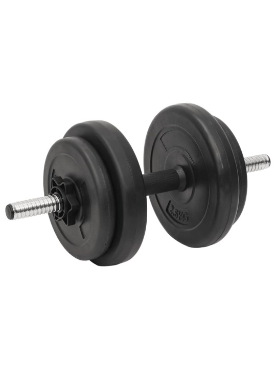 Sada obouruční a jednoručních činek se závažím 120 kg