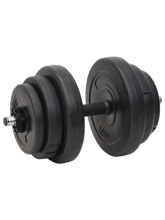 Sada obouruční a jednoručních činek se závažím 120 kg