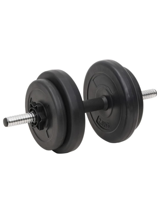 Sada obouruční a jednoručních činek se závažím 120 kg