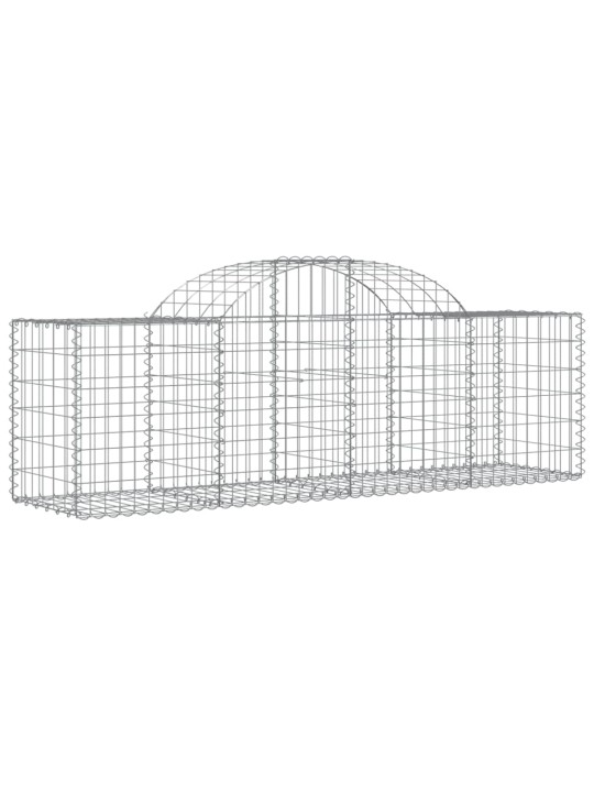 Klenuté gabionové koše 30 ks 200x50x60/80 cm pozinkované železo