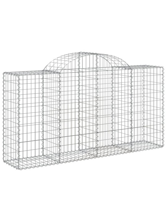 Klenuté gabionové koše 50ks 200x50x100/120cm pozinkované železo