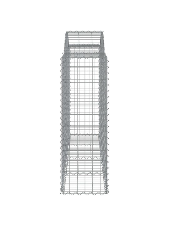 Klenuté gabionové koše 13ks 200x50x120/140cm pozinkované železo