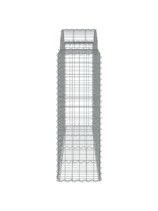 Klenuté gabionové koše 18ks 200x50x120/140cm pozinkované železo