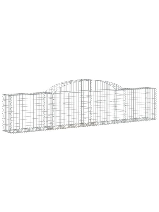 Klenuté gabionové koše 20 ks 300x30x60/80 cm pozinkované železo