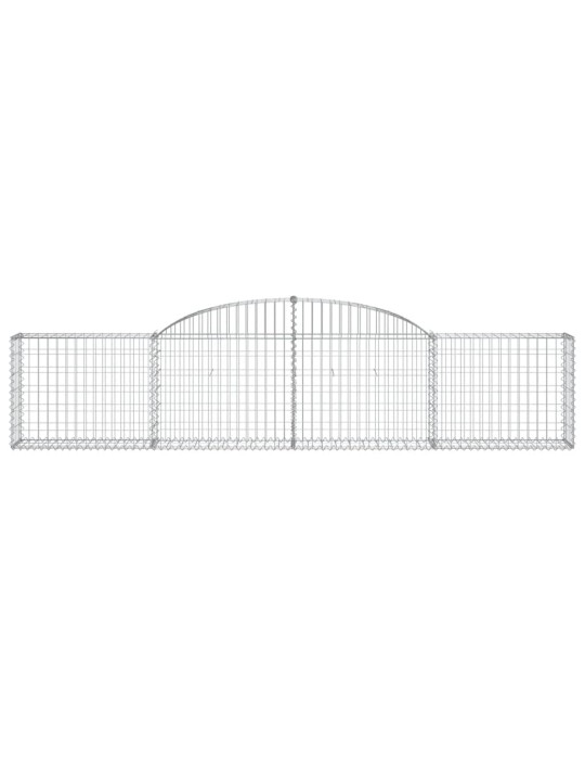 Klenuté gabionové koše 20 ks 300x30x60/80 cm pozinkované železo