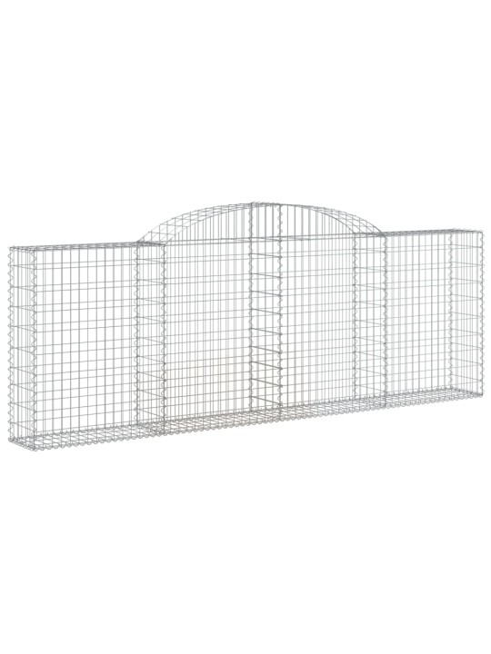 Klenuté gabionové koše 10ks 300x30x100/120cm pozinkované železo