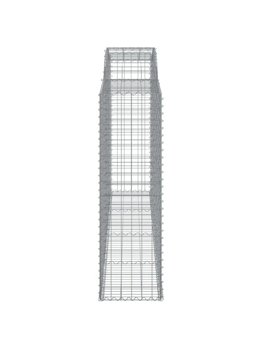 Klenuté gabionové koše 13ks 300x50x160/180cm pozinkované železo