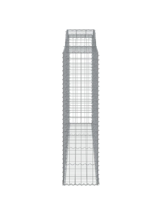 Klenuté gabionové koše 10ks 300x50x180/200cm pozinkované železo