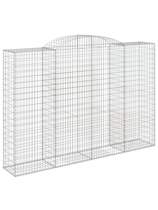 Klenuté gabionové koše 10ks 300x50x200/220cm pozinkované železo