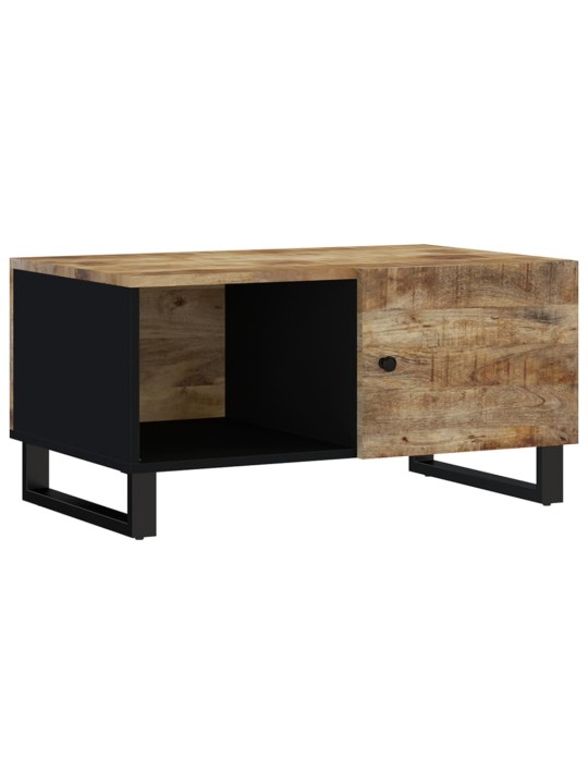 Konferenční stolek 80 x 50 x 40 cm masivní mangovník a kompozit