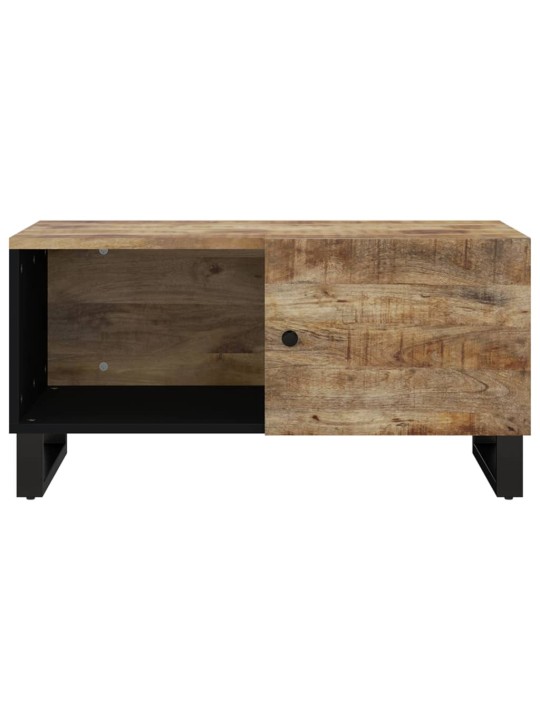 Konferenční stolek 80 x 50 x 40 cm masivní mangovník a kompozit
