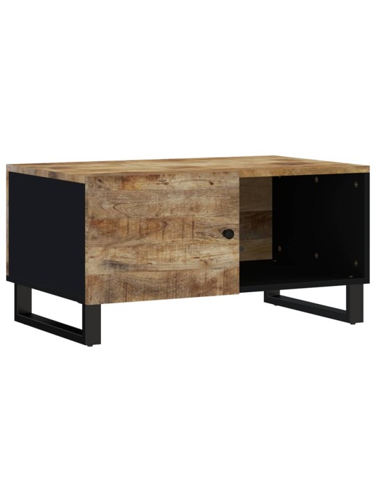 Konferenční stolek 80 x 50 x 40 cm masivní mangovník a kompozit