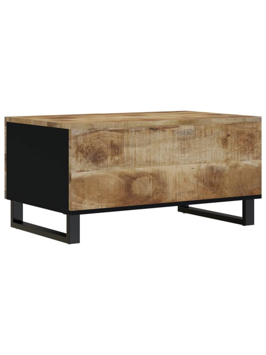 Konferenční stolek 80 x 50 x 40 cm masivní mangovník a kompozit
