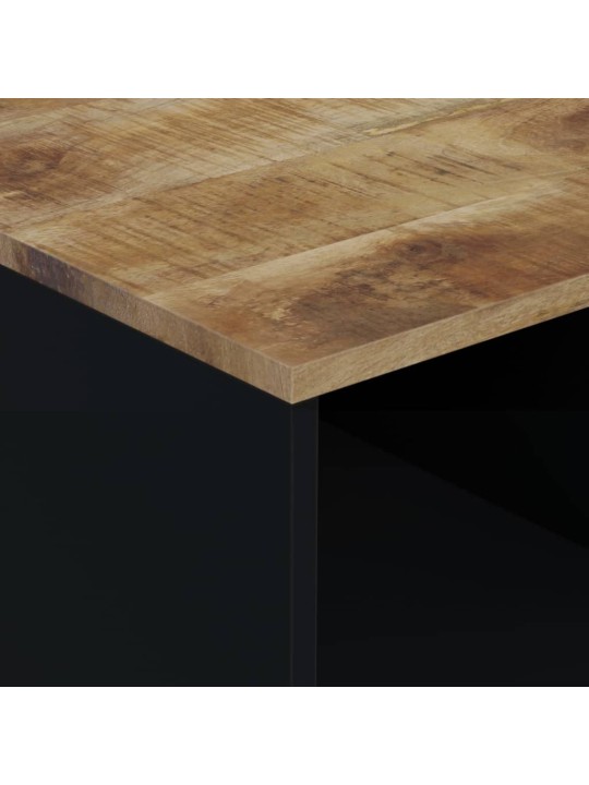 Konferenční stolek 80 x 50 x 40 cm masivní mangovník a kompozit