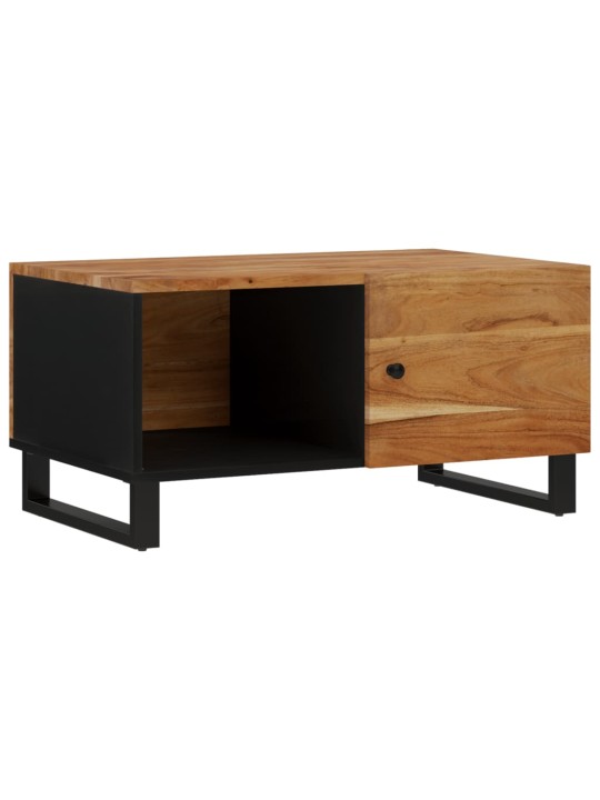 Konferenční stolek 80 x 50 x 40 cm masivní akácie a kompozit