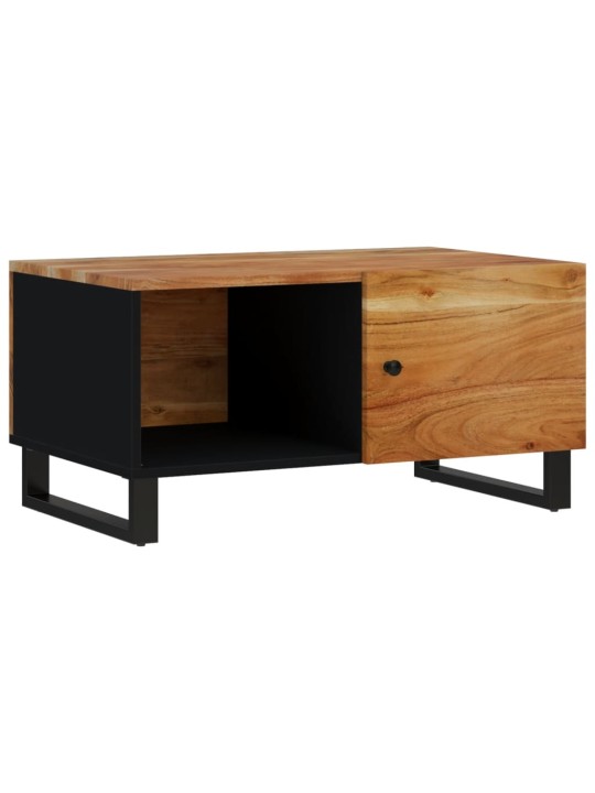 Konferenční stolek 80 x 50 x 40 cm masivní akácie a kompozit