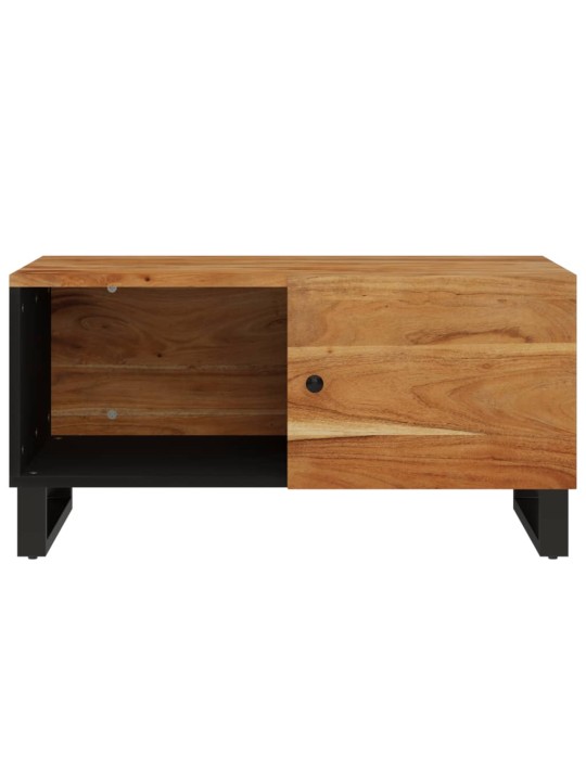 Konferenční stolek 80 x 50 x 40 cm masivní akácie a kompozit
