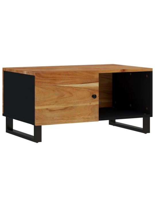Konferenční stolek 80 x 50 x 40 cm masivní akácie a kompozit
