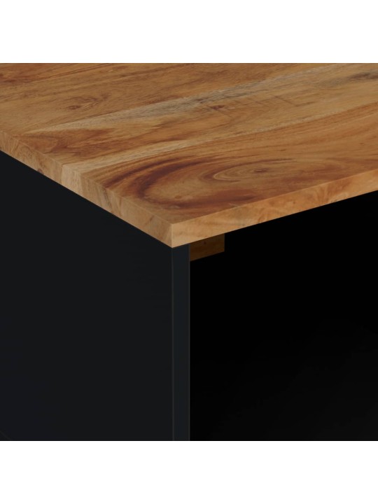Konferenční stolek 80 x 50 x 40 cm masivní akácie a kompozit