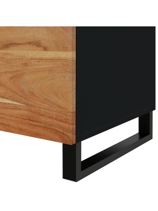 Konferenční stolek 80 x 50 x 40 cm masivní akácie a kompozit