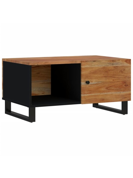 Konferenční stolek 80 x 50 x 40 cm masivní akácie a kompozit