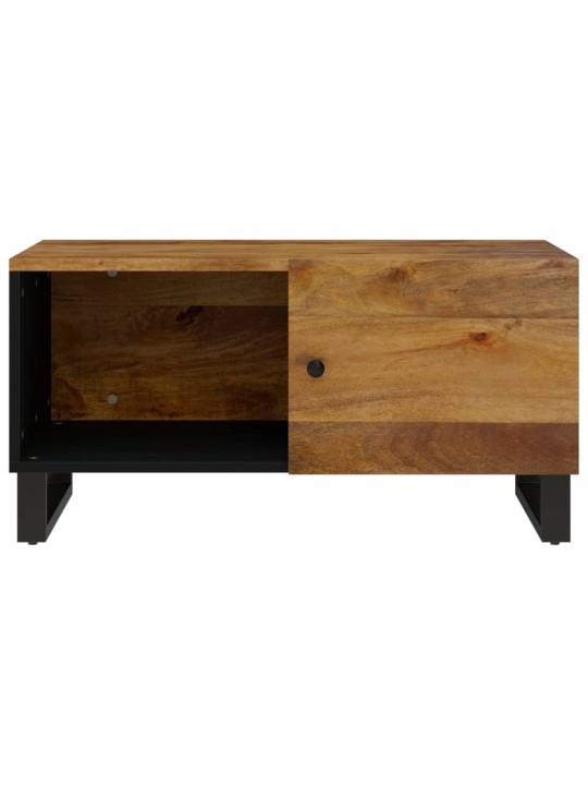 Konferenční stolek 80 x 50 x 40 cm masivní mangovník a kompozit