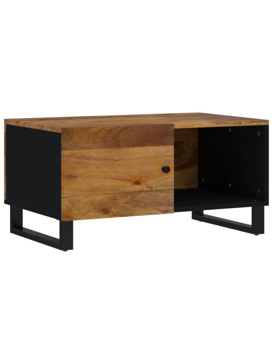 Konferenční stolek 80 x 50 x 40 cm masivní mangovník a kompozit