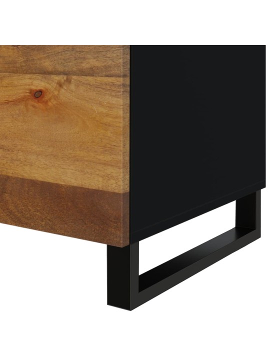 Konferenční stolek 80 x 50 x 40 cm masivní mangovník a kompozit