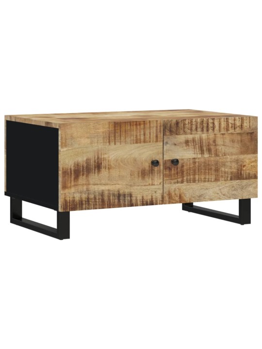 Konferenční stolek 80 x 50 x 40 cm masivní mangovník a kompozit
