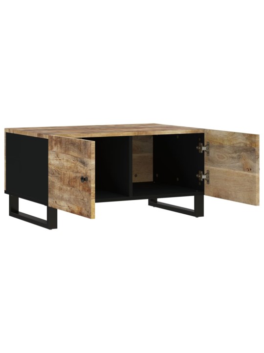 Konferenční stolek 80 x 50 x 40 cm masivní mangovník a kompozit
