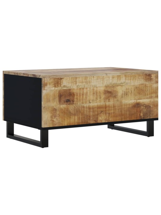 Konferenční stolek 80 x 50 x 40 cm masivní mangovník a kompozit
