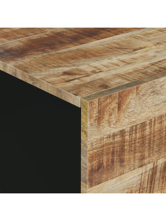 Konferenční stolek 80 x 50 x 40 cm masivní mangovník a kompozit