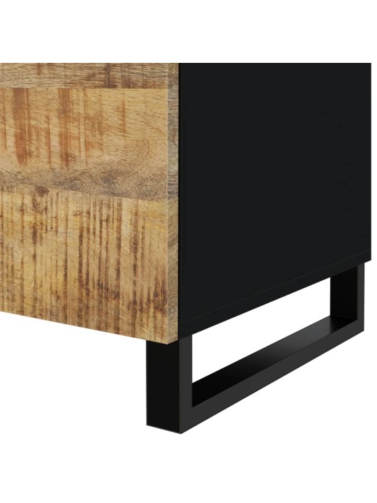 Konferenční stolek 80 x 50 x 40 cm masivní mangovník a kompozit