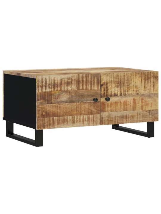 Konferenční stolek 80 x 50 x 40 cm masivní mangovník a kompozit