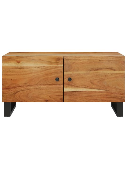 Konferenční stolek 80 x 50 x 40 cm masivní akácie a kompozit