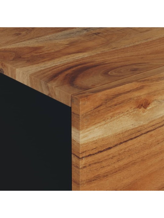 Konferenční stolek 80 x 50 x 40 cm masivní akácie a kompozit