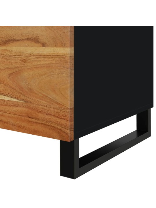 Konferenční stolek 80 x 50 x 40 cm masivní akácie a kompozit