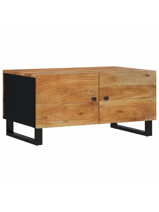 Konferenční stolek 80 x 50 x 40 cm masivní akácie a kompozit