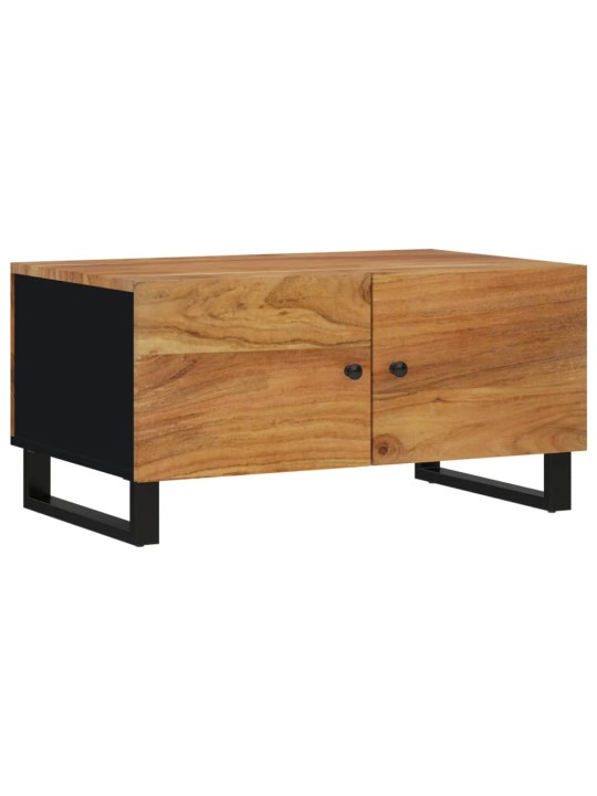 Konferenční stolek 80 x 50 x 40 cm masivní akácie a kompozit