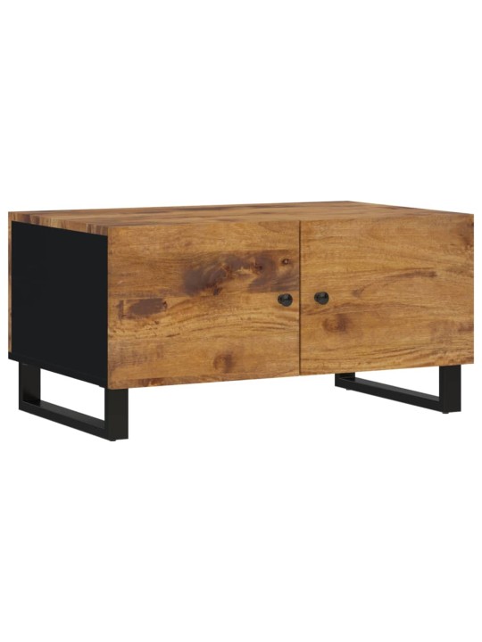 Konferenční stolek 80 x 50 x 40 cm masivní mangovník a kompozit