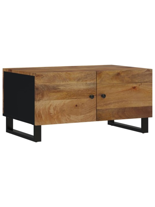 Konferenční stolek 80 x 50 x 40 cm masivní mangovník a kompozit