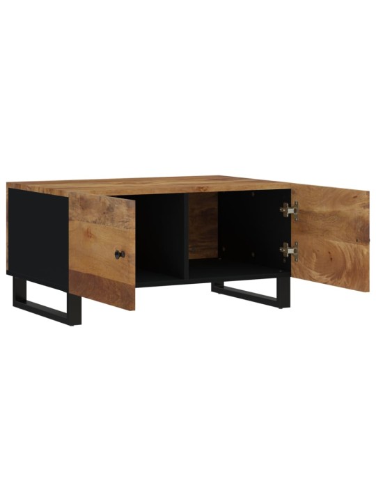 Konferenční stolek 80 x 50 x 40 cm masivní mangovník a kompozit
