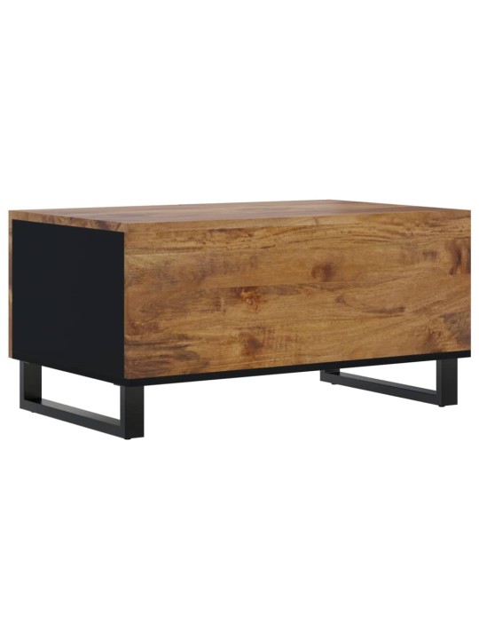 Konferenční stolek 80 x 50 x 40 cm masivní mangovník a kompozit