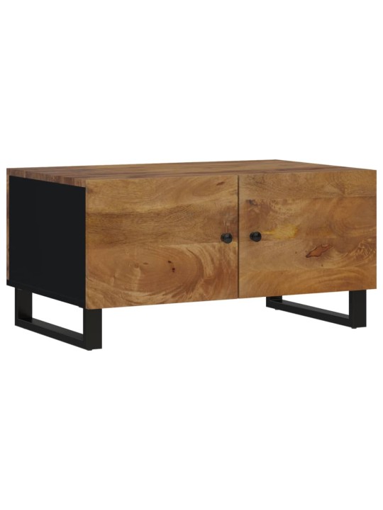 Konferenční stolek 80 x 50 x 40 cm masivní mangovník a kompozit