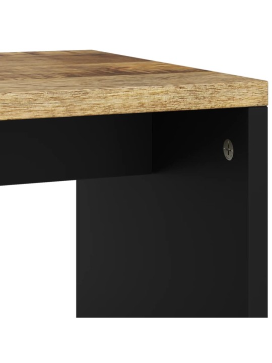 Konferenční stolek 40 x 31 x 46 cm masivní mangovník a kompozit